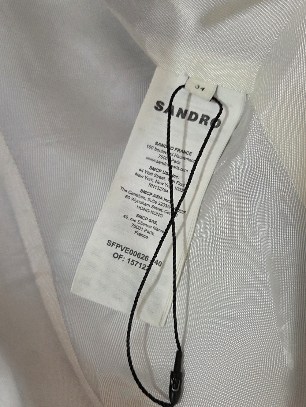 Sandro Men's Blue Pinstripe Blazer - Picture 6 of 6